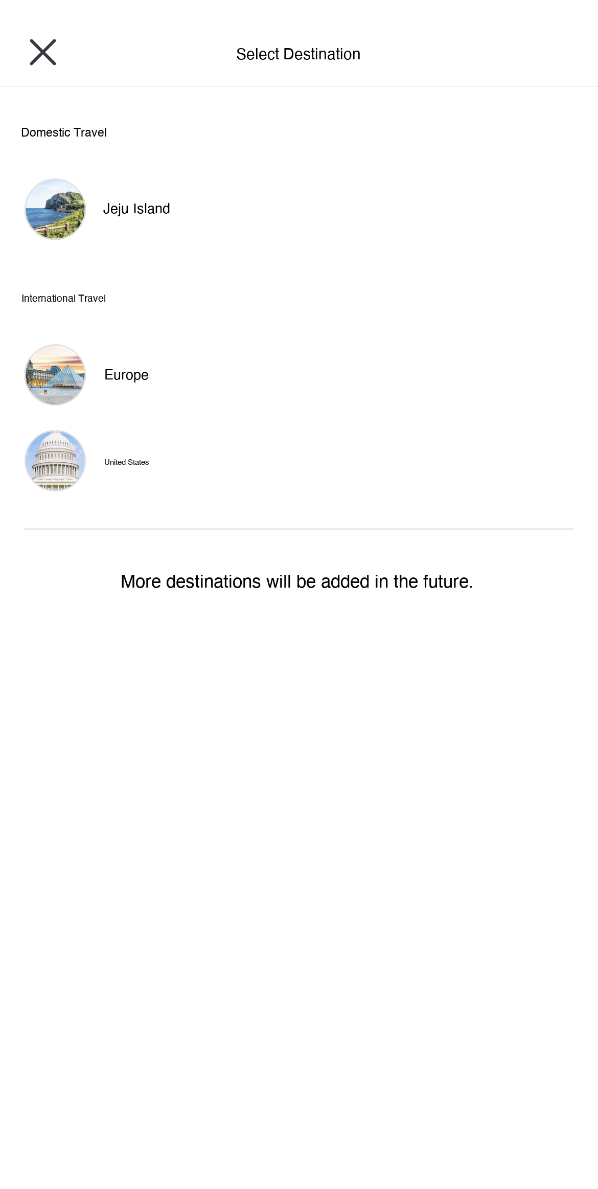 Step 1 - Writing posts - Country selection 1